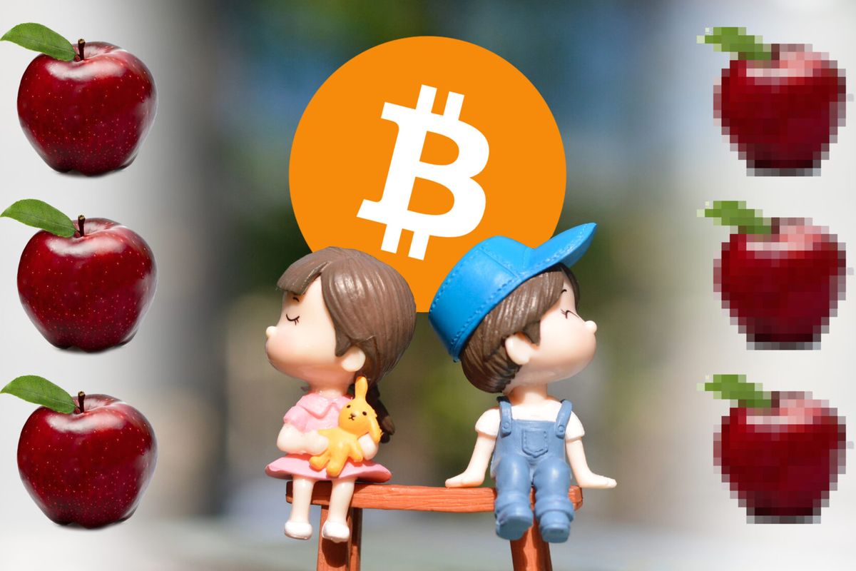 Bitcoin uitgelegd: fysieke appels ruilen in een digitale wereld
