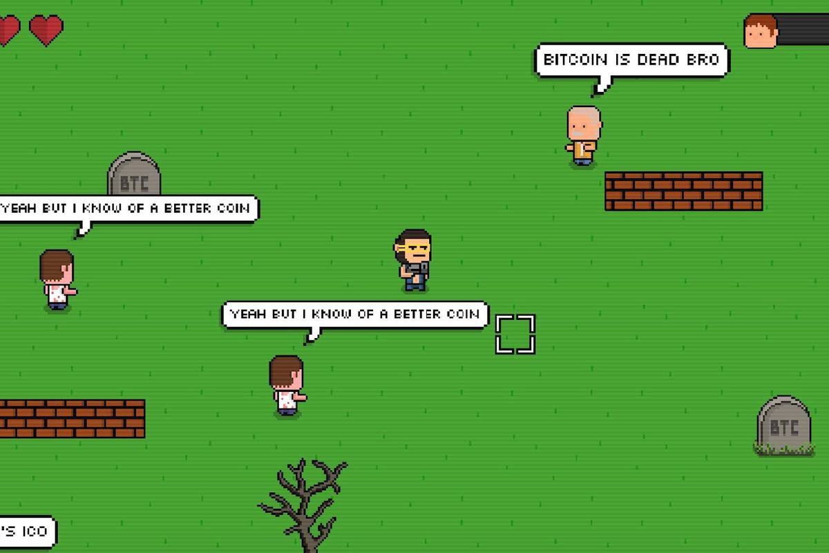 Bitcoin (BTC) game Satoshi vs the Shills: 'Check my grandma's ICO!'