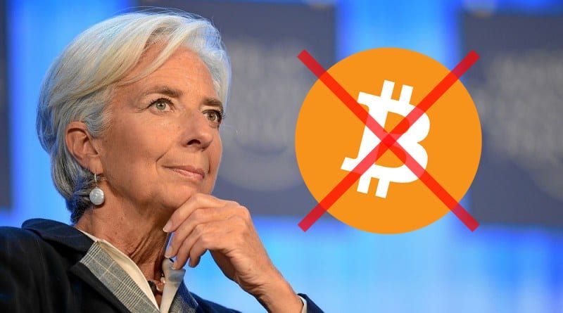 Christine Lagarde van ECB ziet in Bitcoin geen concurrent: 'het is geen geld'