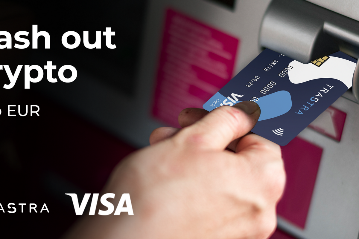 Direct Bitcoin (BTC) en andere crypto uitcashen naar euro's met Visa