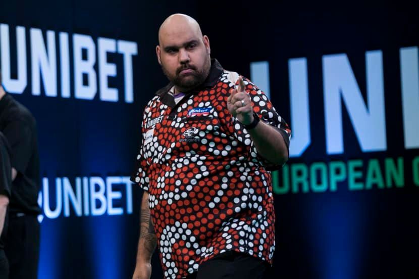 De eerste sessie van Euro tour 3 de German Darts Grand Prix