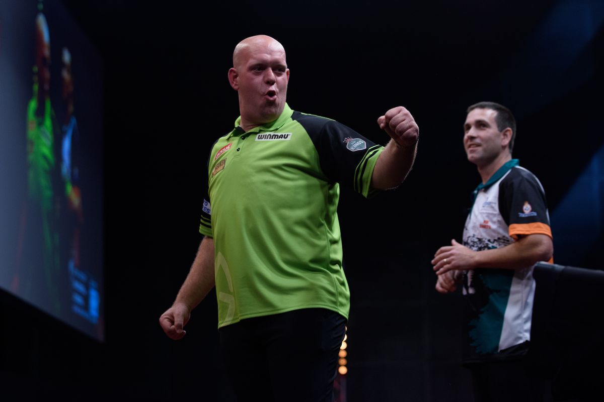 Programma Jack's World Series of Darts Finals zondag met Van Gerwen, Barney en Van den Bergh Programma Jack's World Series of Darts Finals zondag met Van Gerwen, Barney en Van den Bergh