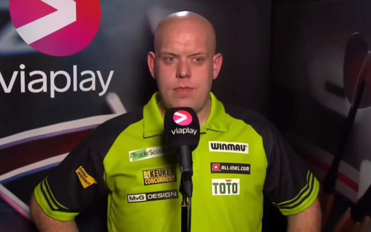 Michael van Gerwen niet blij met issues backstage voorafgaand aan duel