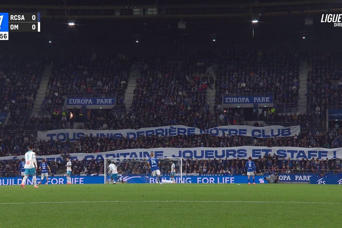 Strasbourg-OM : Une banderole qui provoque un énorme malaise