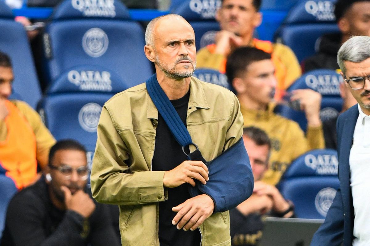PSG-Atalanta : Luis Enrique en tribunes