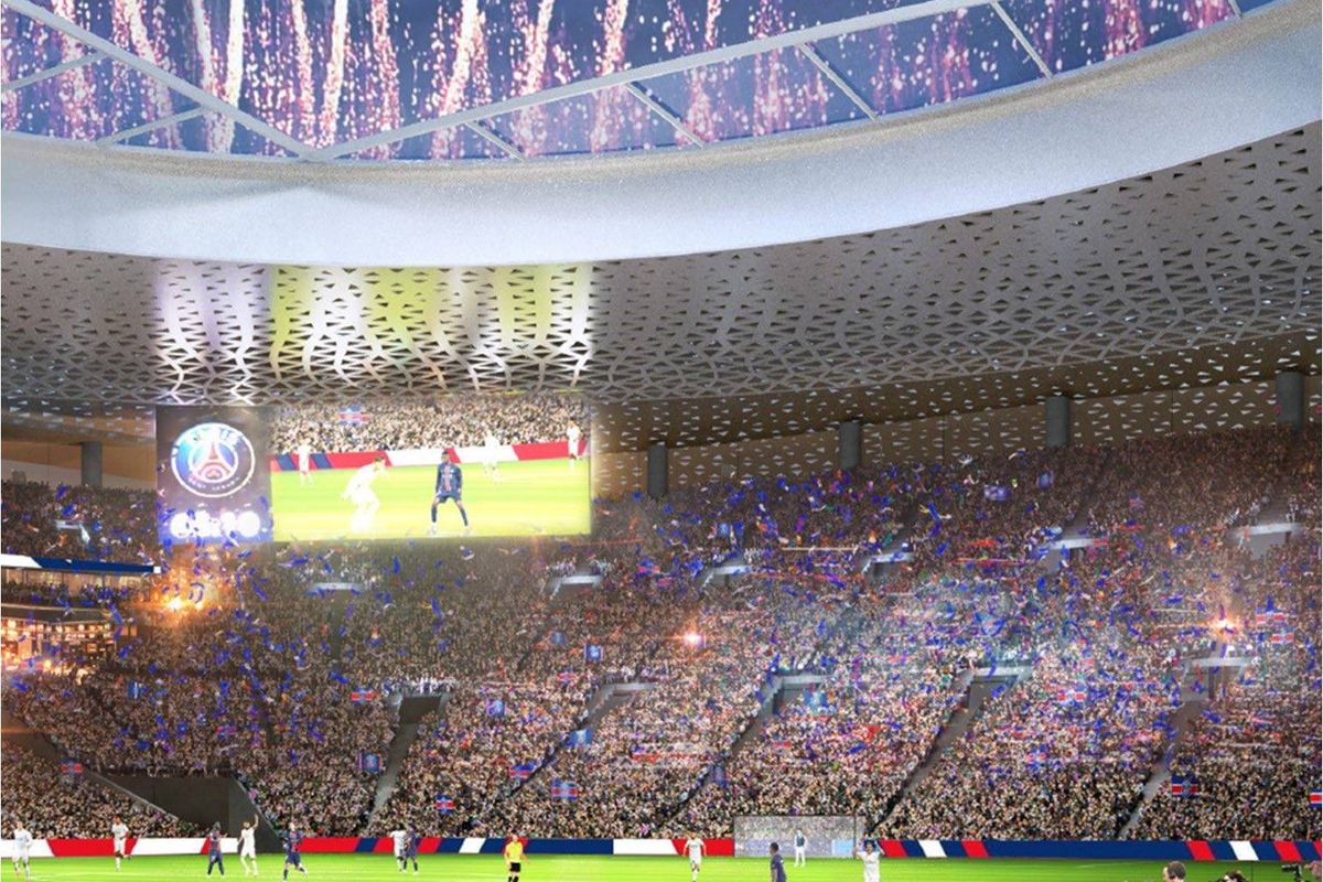 Les images du nouveau stade du PSG dévoilées