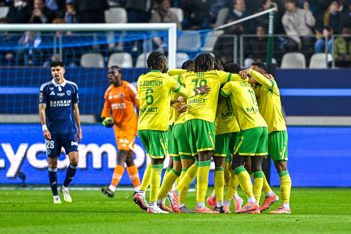 L1 : Nantes réalise un gros coup à Paris