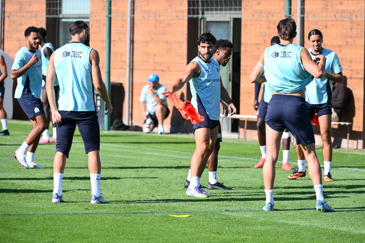 Le groupe de l'OM avec de nombreuses surprises