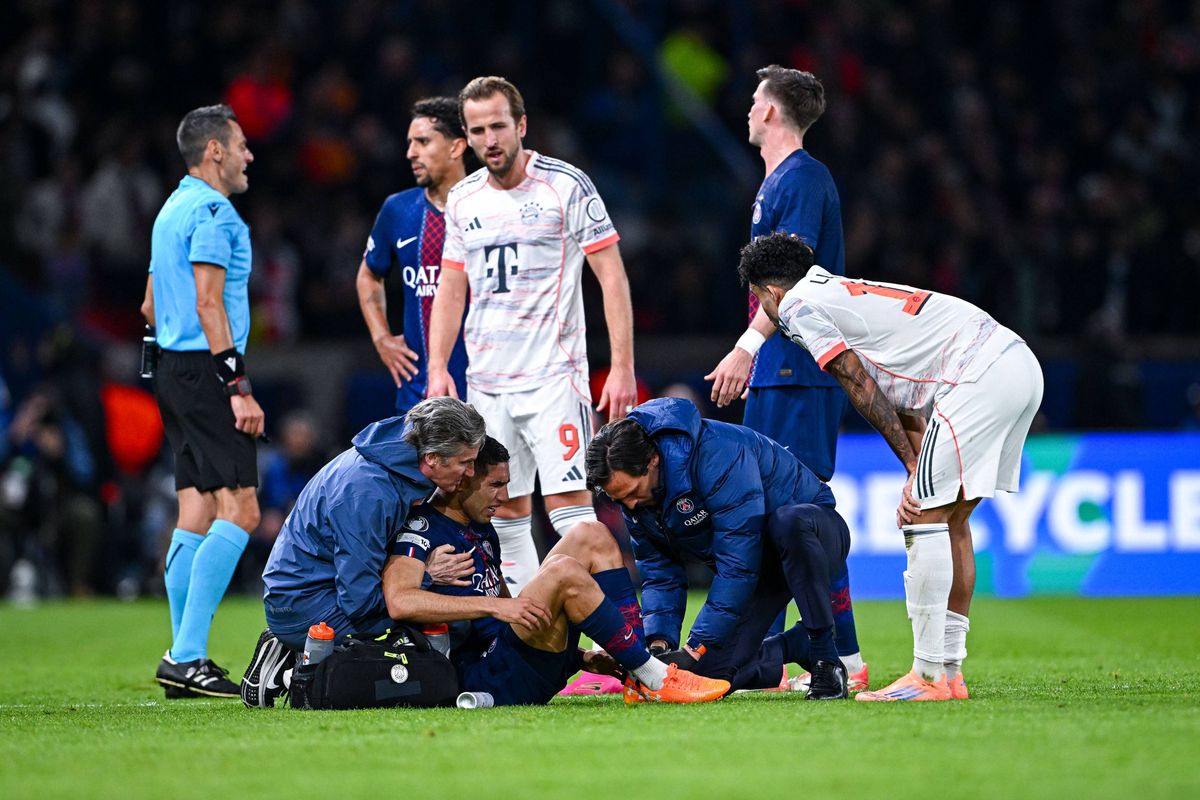 Achraf Hakimi absent entre 4 et 6 semaines