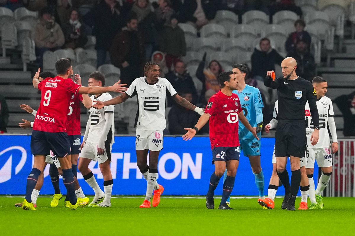 L1 : La révélation sur le carton rouge qui scandalise Lille