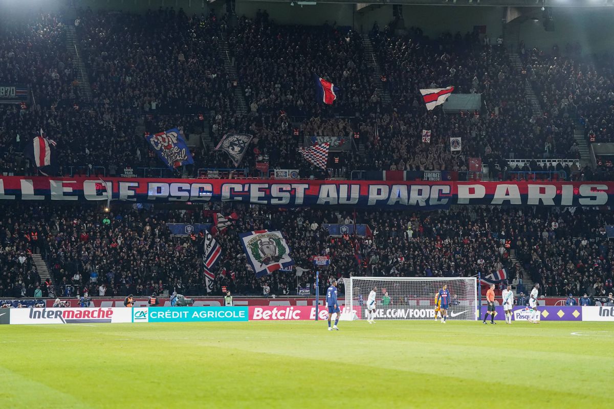 Le groupe du PSG face à Lille