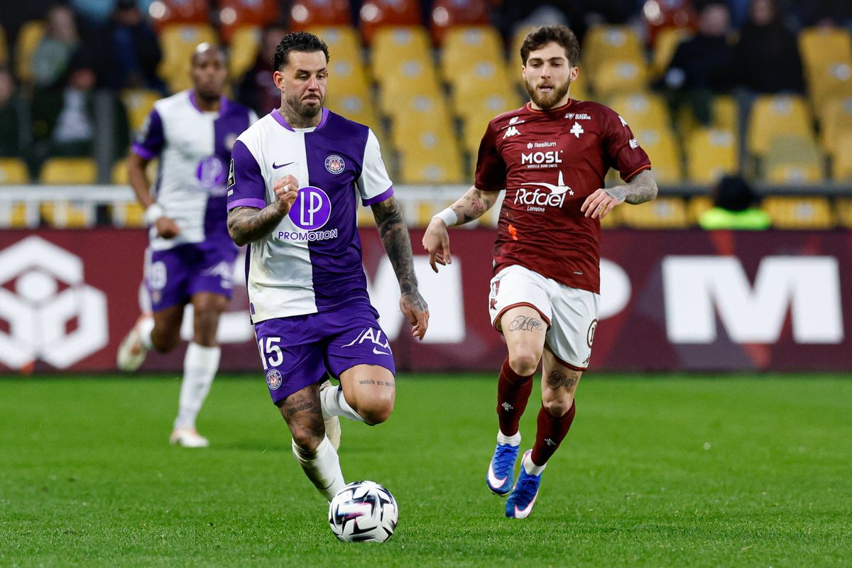 L1 : Toulouse ne lâche rien et enfonce Metz 4-3