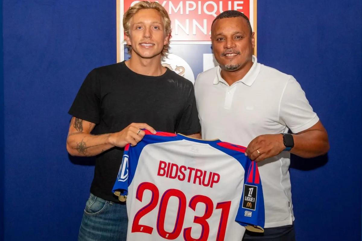L'OL annonce l'arrivée de Bidstrup pour 13,5 ME