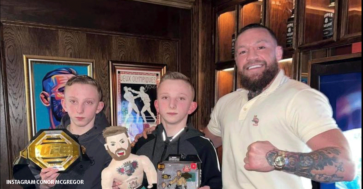 Krankzinnig! McGregor geeft Ierse tieners pak geld