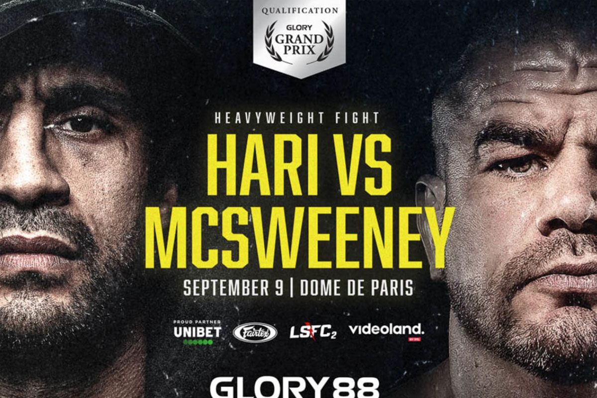GLORY 88 Badr Hari vs. James McSweeney livestream kijken op 9 september 2023 GLORY 88 Badr Hari vs. James McSweeney livestream kijken op 9 september 2023