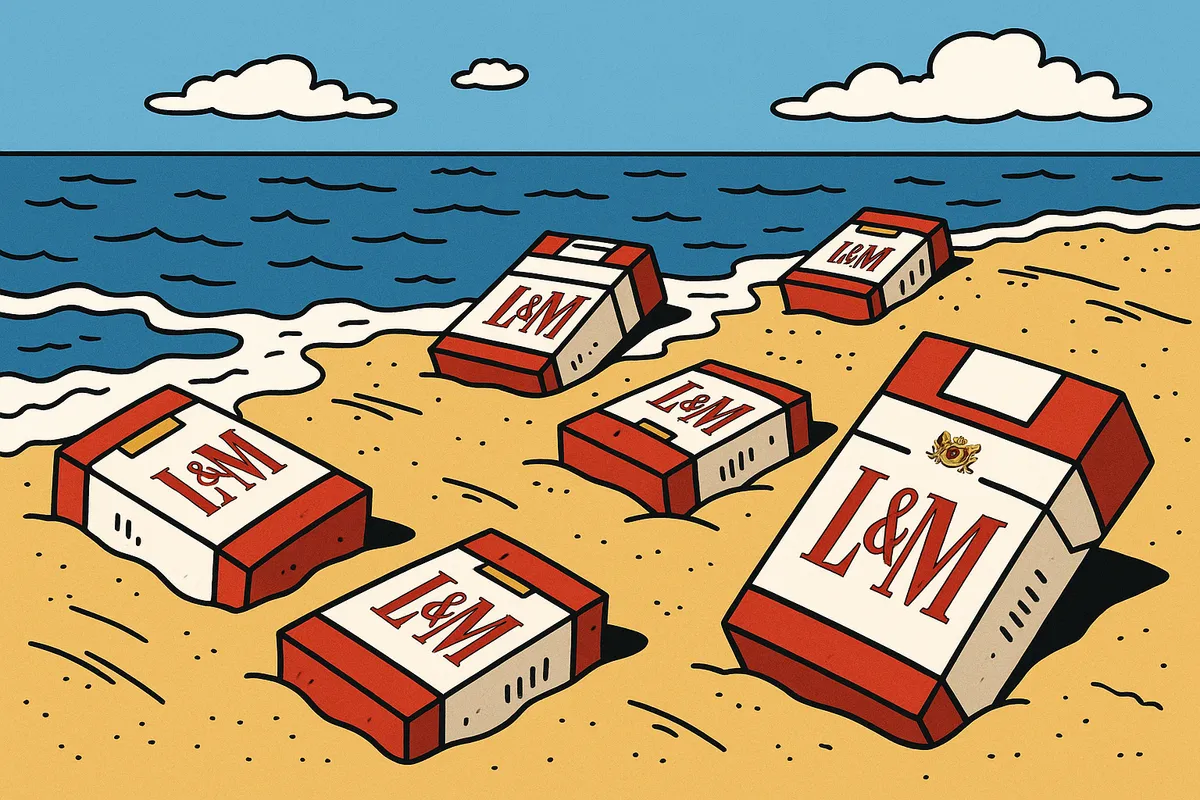 Douane onderzoekt aangespoelde sloffen sigaretten op strand, smokkelwaar of verloren lading?