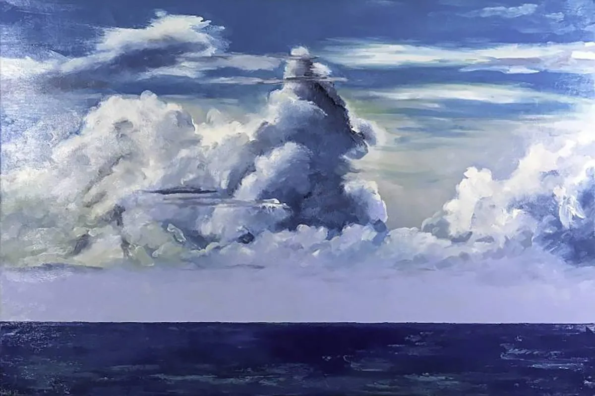 Tentoonstelling zeeschilders in Engelmunduskerk ter gelegenheid van PreSail en Sail-in