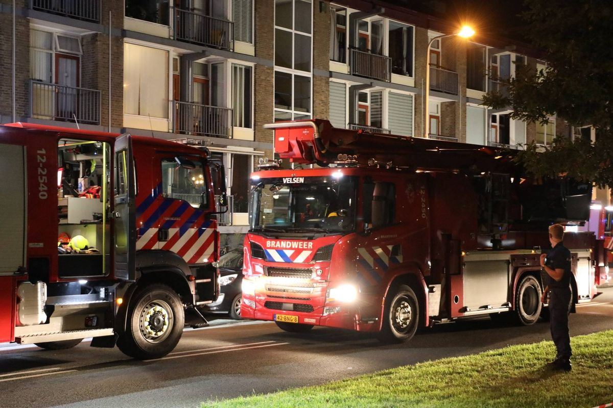 Twee branden in kelderboxen van flatgebouwen aan Gijzenveltplantsoen IJmuiden