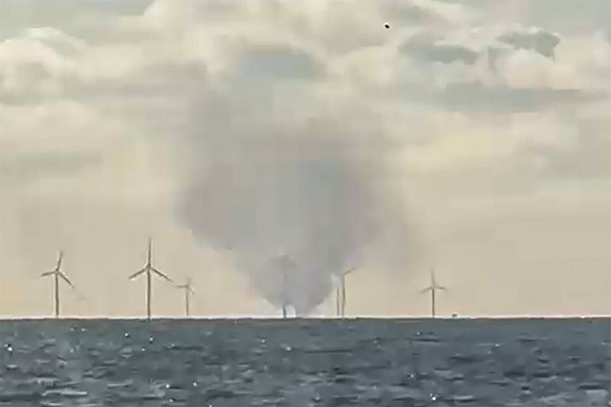 Brand in drijvend zonnepanelenpark Noordzee geblust