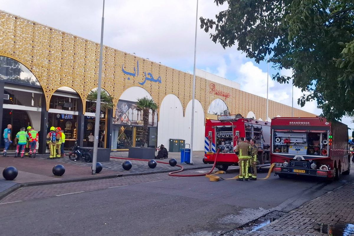 Brand in Beverwijkse Bazaar snel onder controle