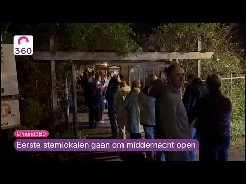 Eerste stembureau opent om middernacht de deuren in Castricum