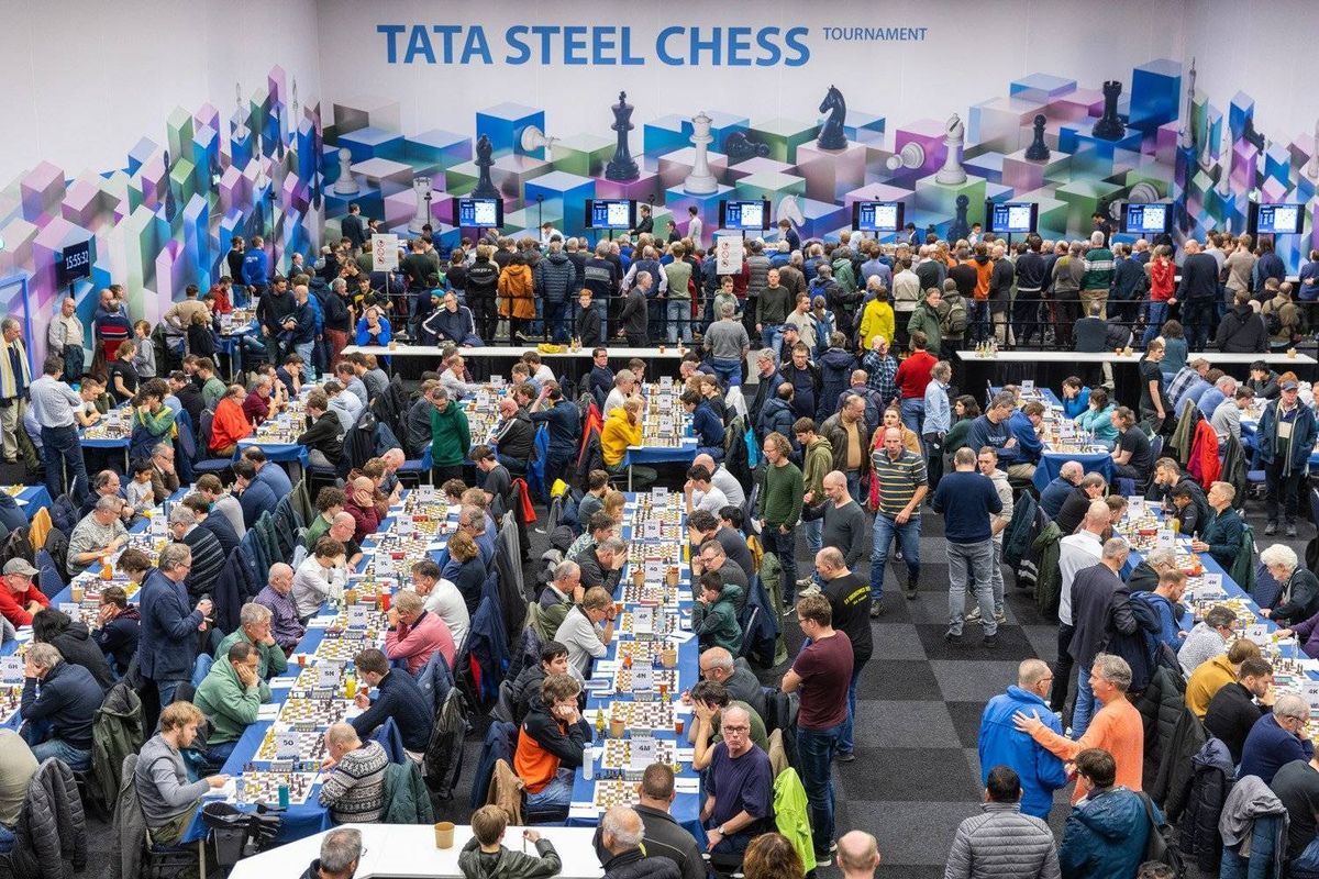 Inschrijving amateurtoernooien Tata Steel Chess Tournament 2026 zaterdag 1 november van start