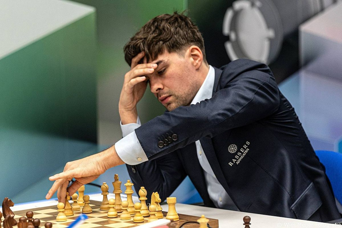 Jorden Van Foreest houdt zicht op eerste plek Tata Steel Chess