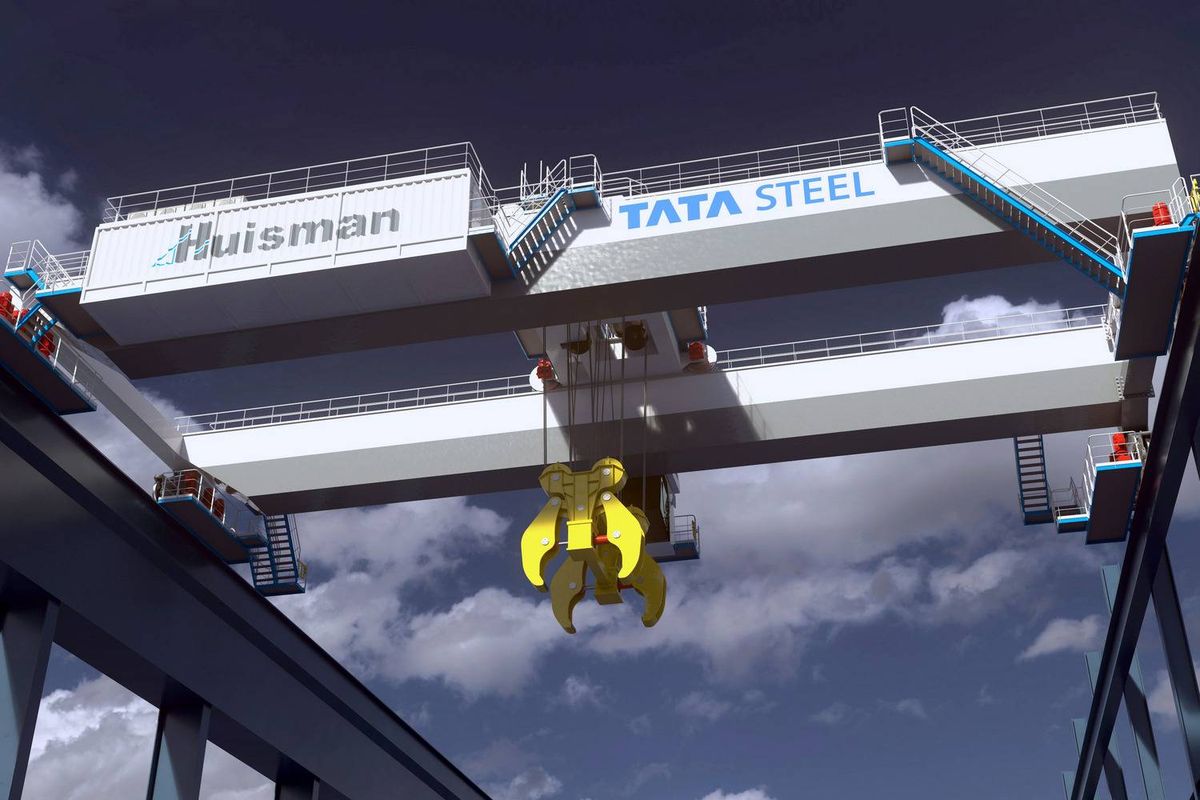 Tata Steel investeert €20 miljoen in nieuwe kranen voor Oxy-Staalfabriek in IJmuiden