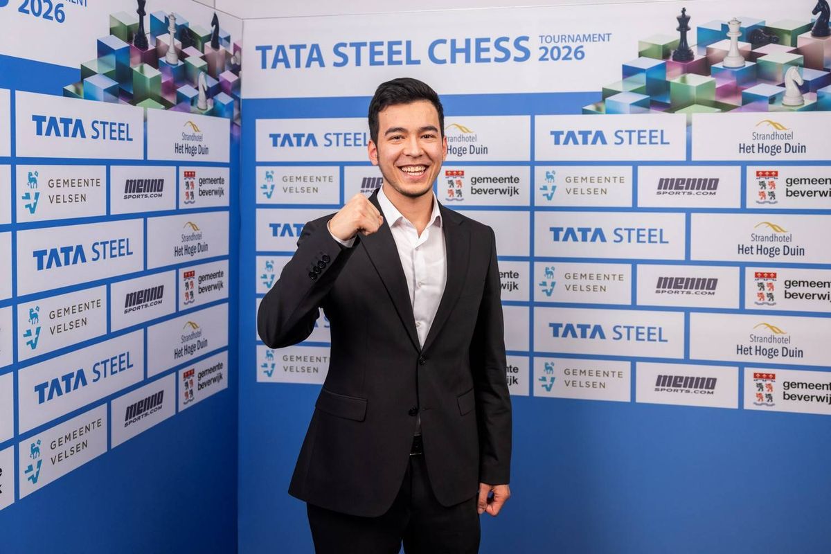 Nodirbek Abdusattorov wint Tata Steel Chess Tournament