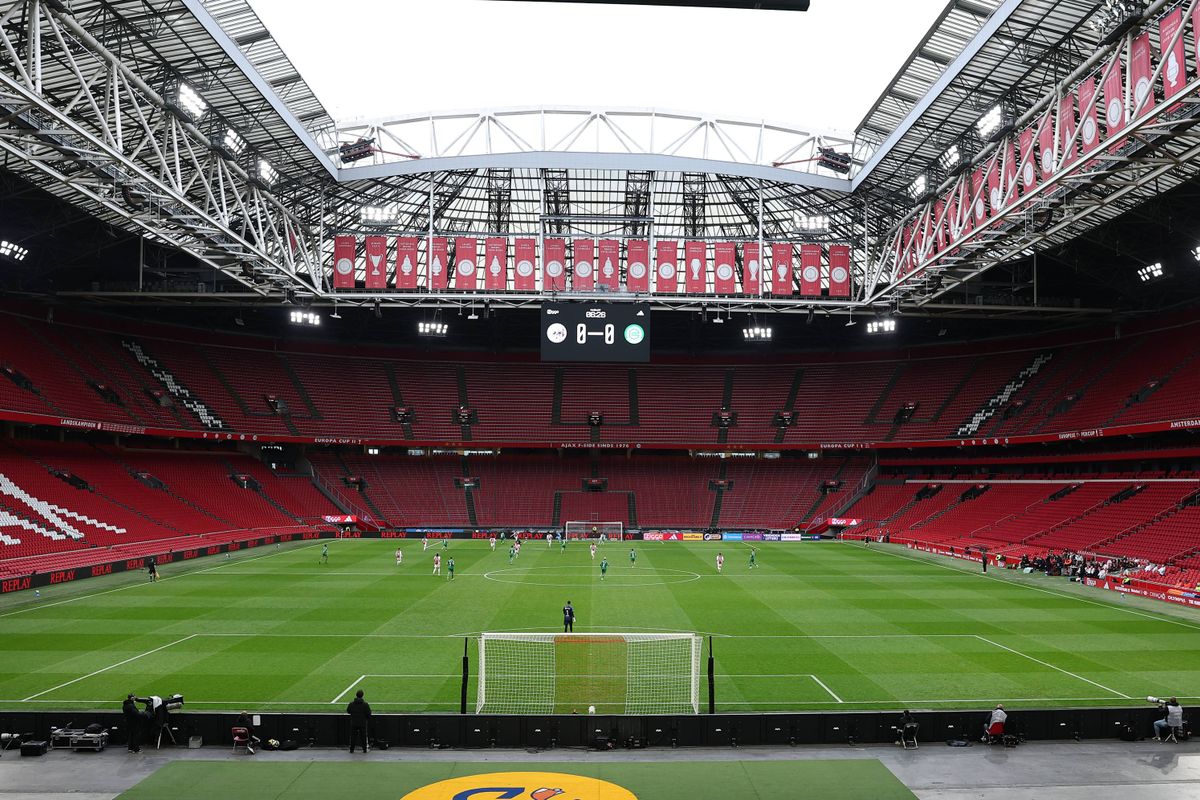 Rondom Ajax: Ajax deelt winterse beelden van Johan Cruijff ArenA voorafgaand aan oefenduel