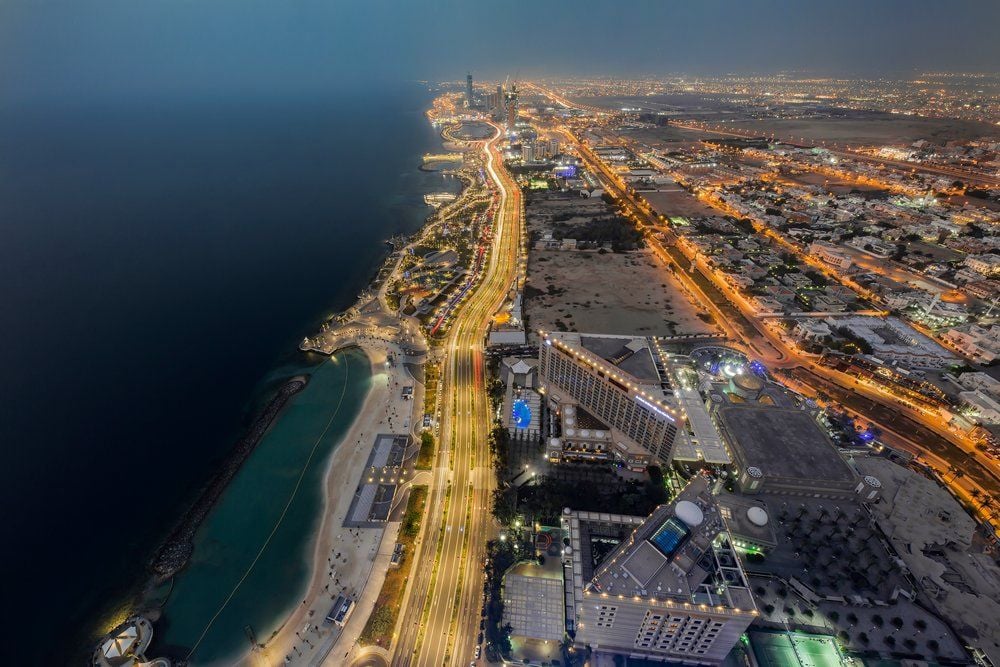 Formule 1 onthult bochtige lay-out Jeddah Street Circuit