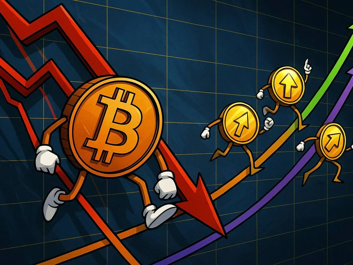 Deze altcoins trotseren de markt, terwijl Bitcoin moeite heeft om boven  $100.000 te blijven