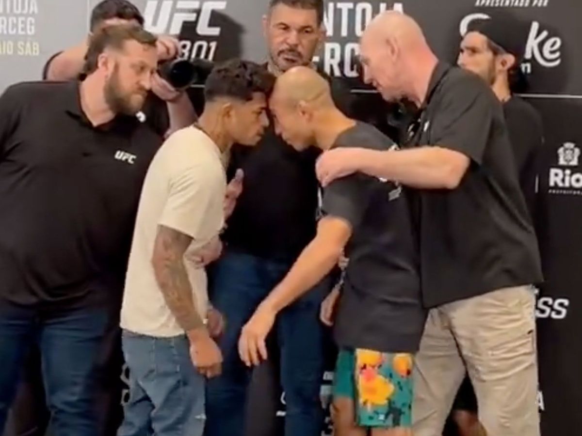 Verhitte UFC staredown Jose Aldo: Comeback belooft veel vuurwerk