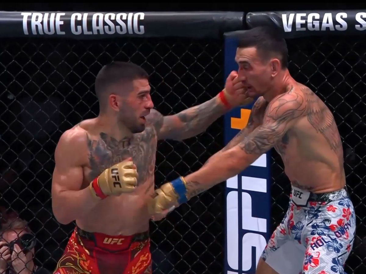 Ilia Topuria sloopt Max Holloway met brute knock-out in UFC 308