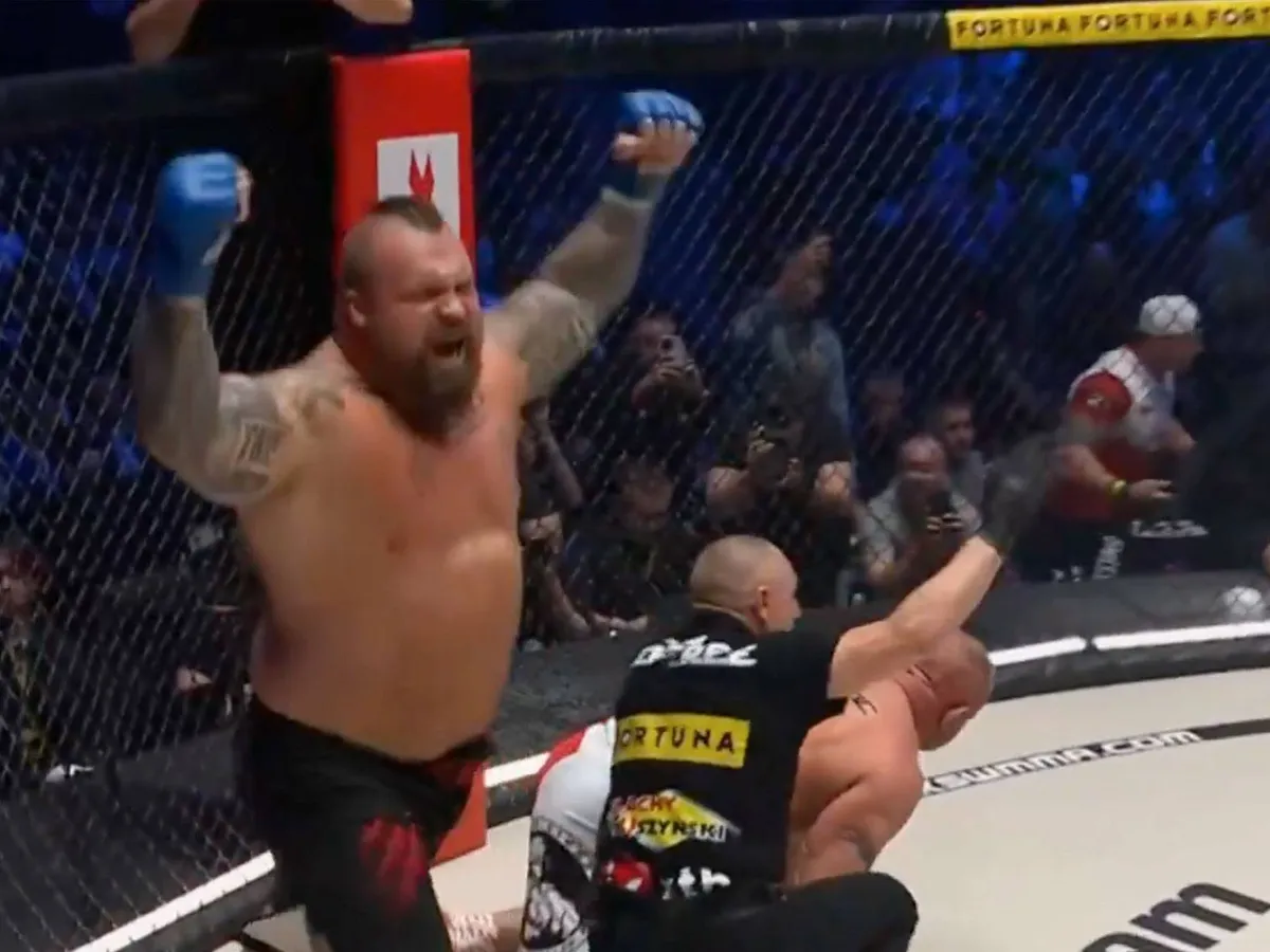 MMA-wereld in shock: Eddie Hall sloopt Pudzianowski in recordtijd