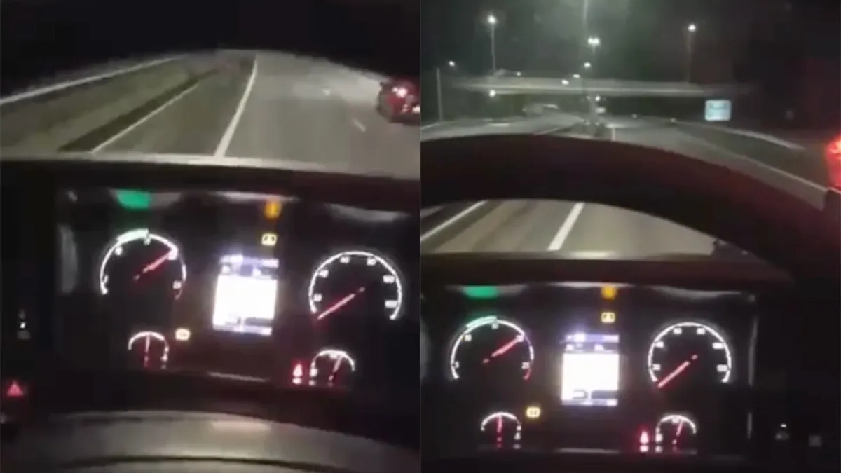 Vrachtwagenchauffeur rijdt 145 km/u op weg waar je maar 80 km/u mag rijden...