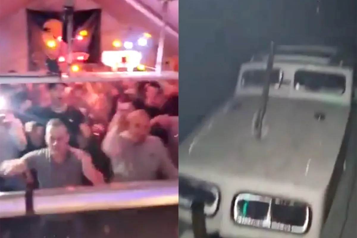 Ondertussen ergens op een meer in Nederland: Hakken op drijvend festival