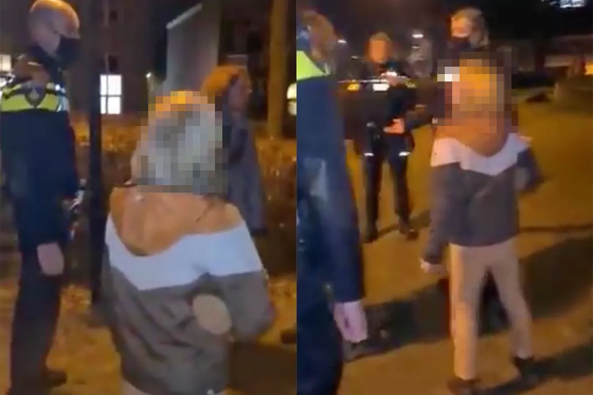 Beelden gaan rond van moeder die voor ogen eigen kind wordt opgepakt door politie