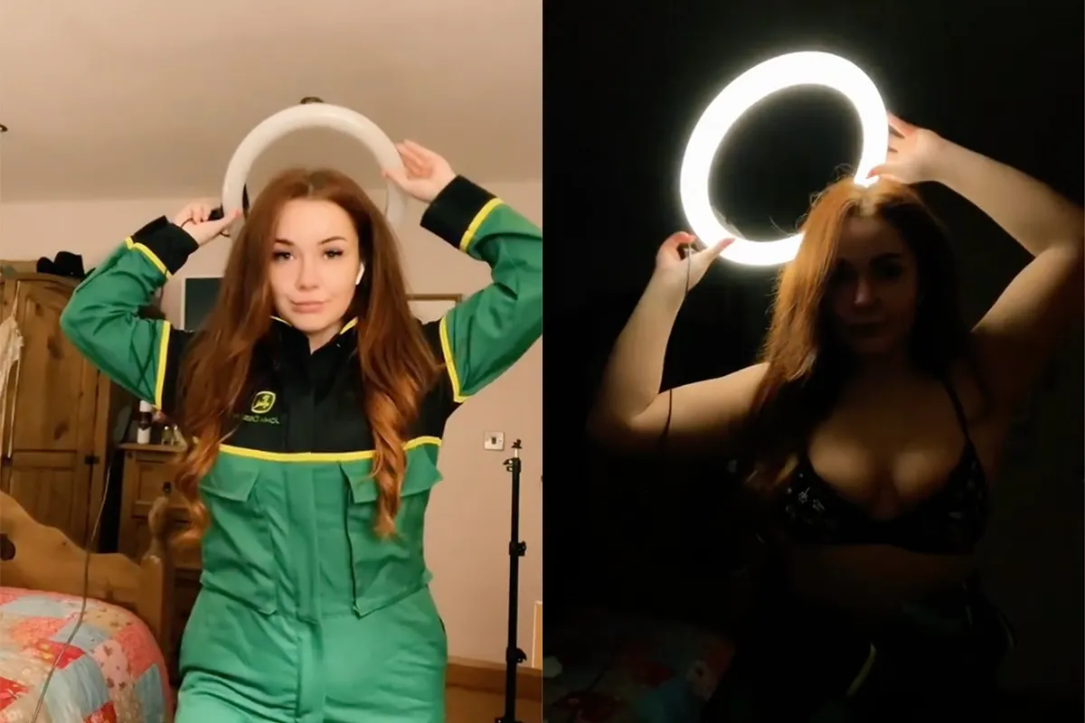 De zogenaamde Ring Light Challenge op Tik Tok is ook vermakelijk om naar te kijken