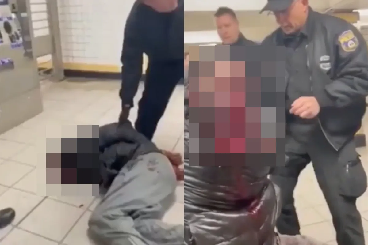 Video gezicht van overvaller na schot door 14-jarige medewerker pizzatent gaan rond
