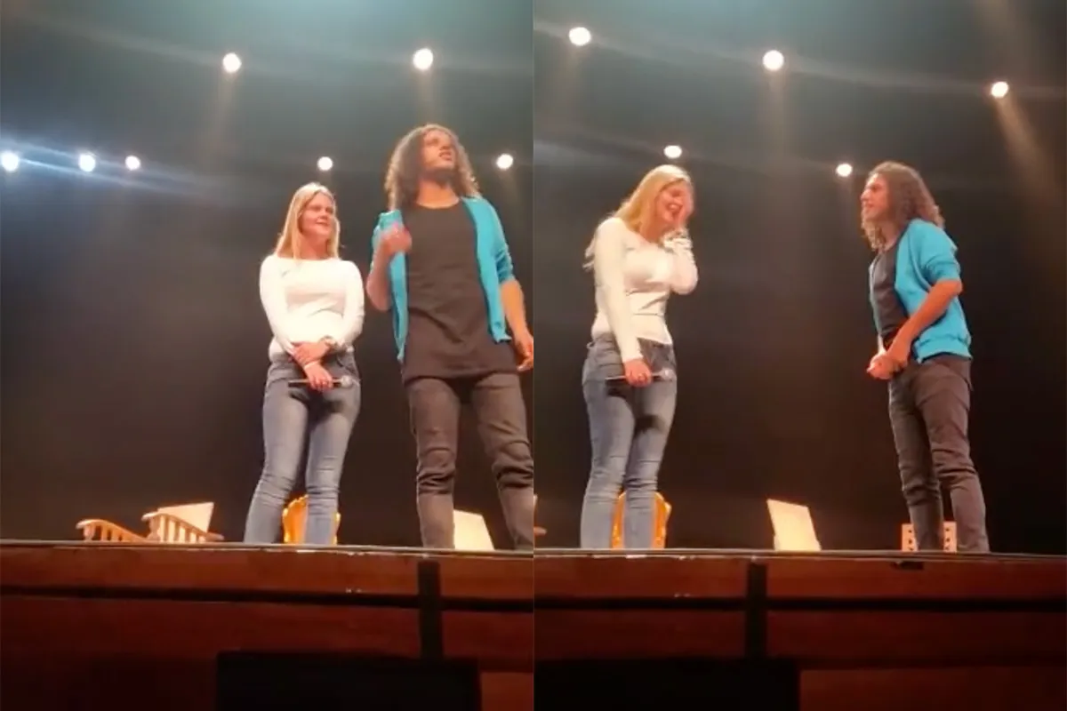 Blijkt dat de cabaretvoorstellingen van Ali B toch echt uit het leven zijn gegrepen