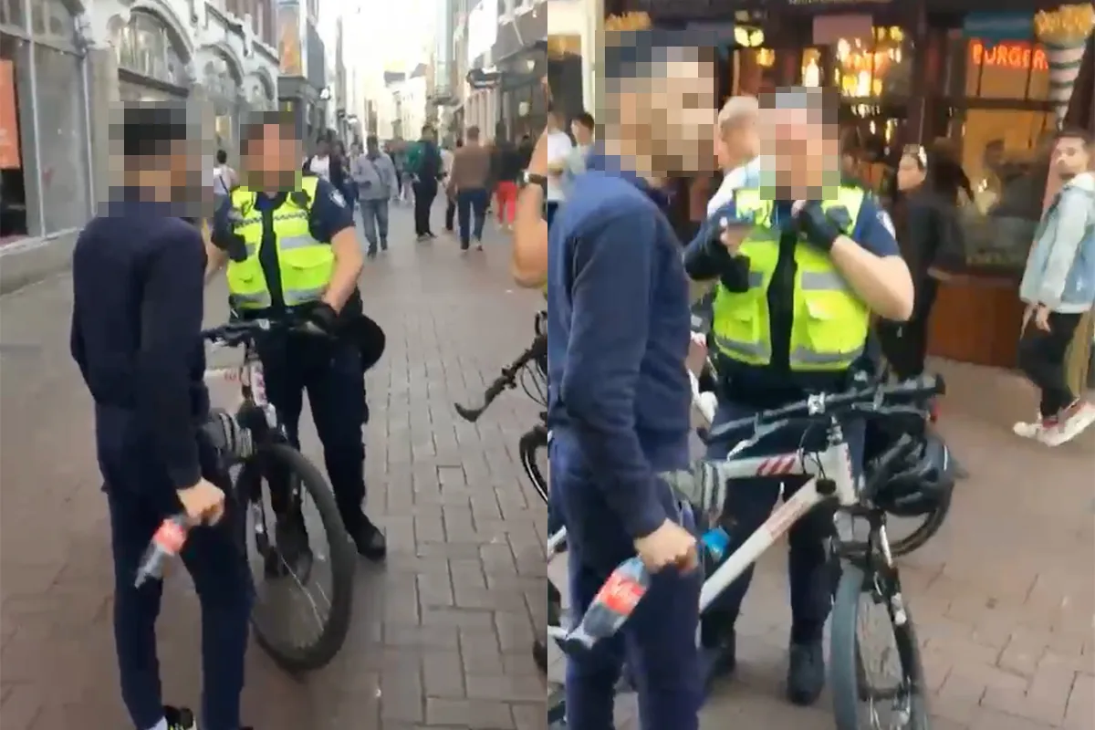 Strijders pakken fietsende Handhavers aan, krijgen zelf boete voor verstoring openbare weg