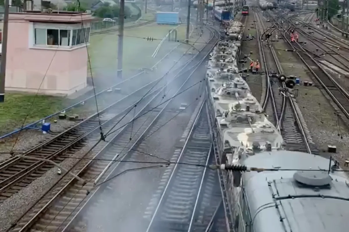 Trein vol wapentuig vanuit Wit-Rusland richting Oekraïne