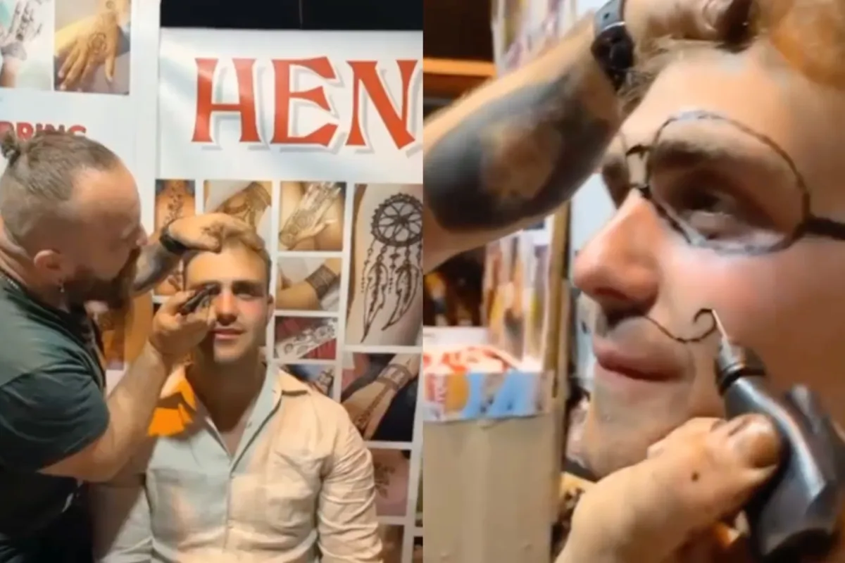 Henna tattoo leek even een hele goede beslissing tijdens vakantie in Chersonissos