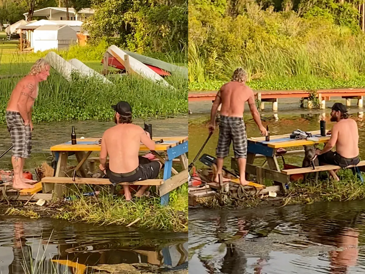 Dé aanrader deze zomer: flaneren op een picknicktafelboot