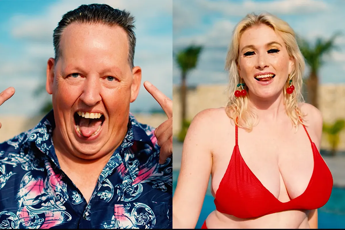 Andre Pronk kan wel een kunstje op IrisQueen in nummer 'Banana'