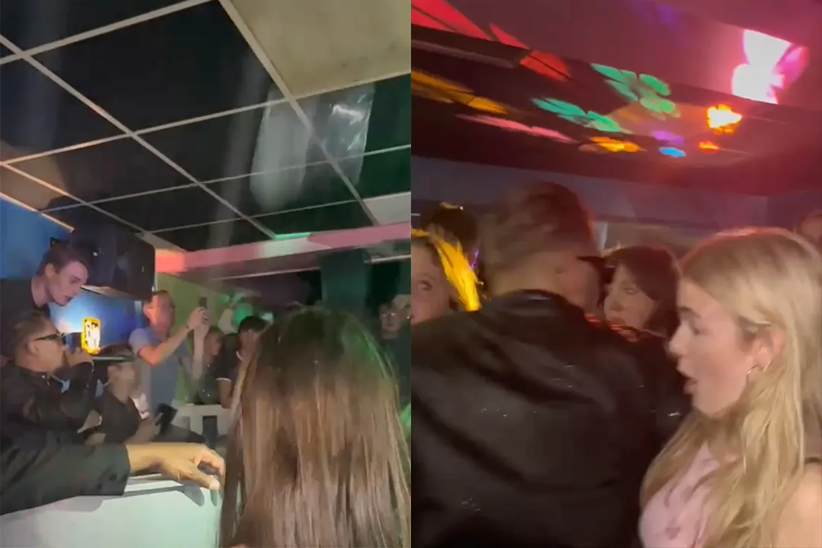 Ex on the Beach trilkonijn Harrie Snijders krijgt bierdouche en loopt weg