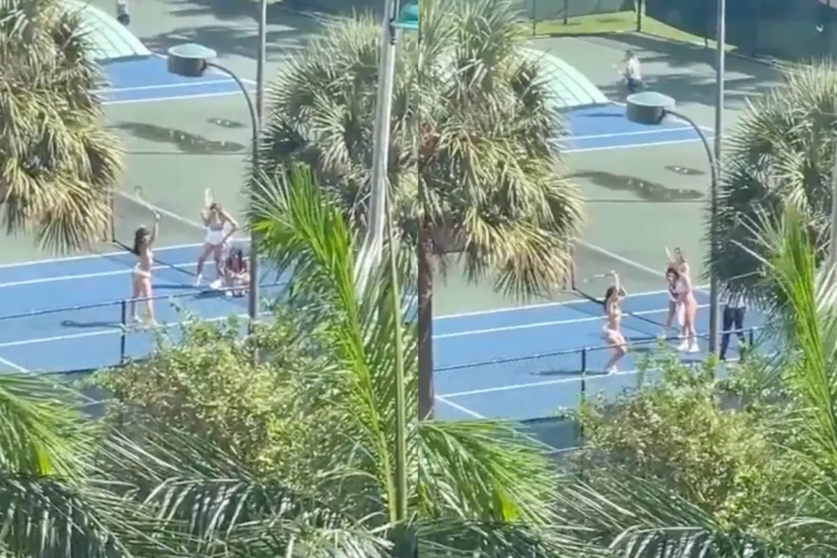 Als influencers een potje gaan tennissers
