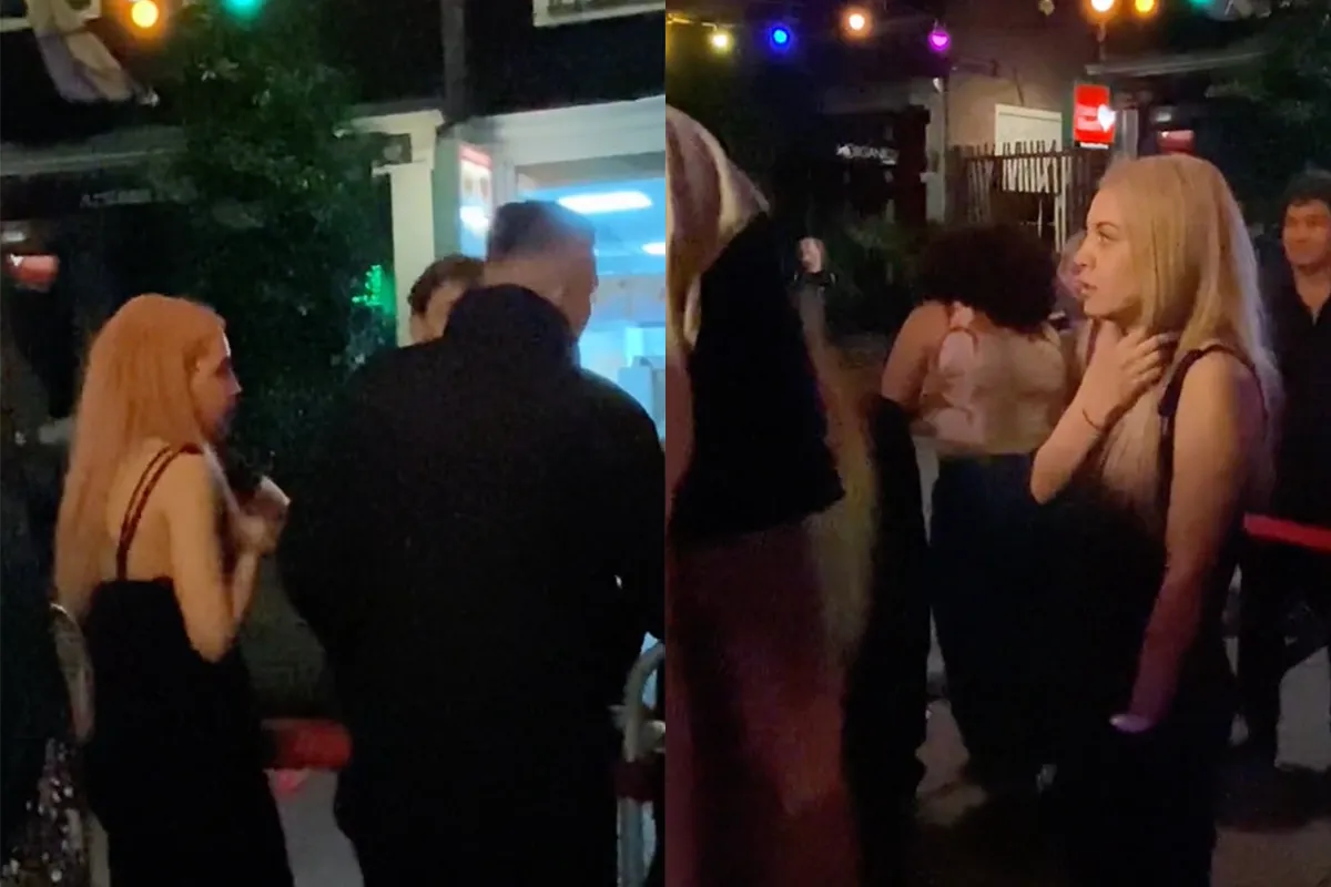 Dame wil beveiliger aan de haak slaan en doet een dappere poging
