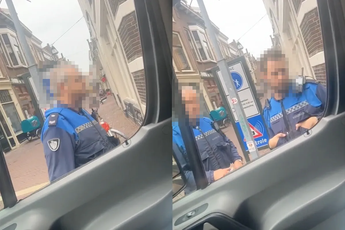 Turkse man is boos op mannen van handhaving en trekt racismekaart